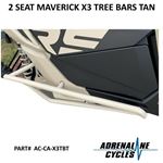 Can Am Maverick X3 tree bars rock sliders guards Desert Tan #AC-CA-X3TBT