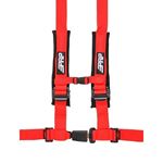 PRP Harnesses 2&quot; 4 Point (Red) SBAUTO2R-1