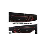 Can Am Maverick X3 XDS PRP door bags bag set of 2 Blk/Rd #E60-210R