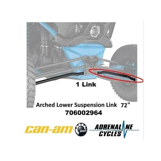 X3 XMR XRC 72in  bottom high clearance radius rod lower link #706002964