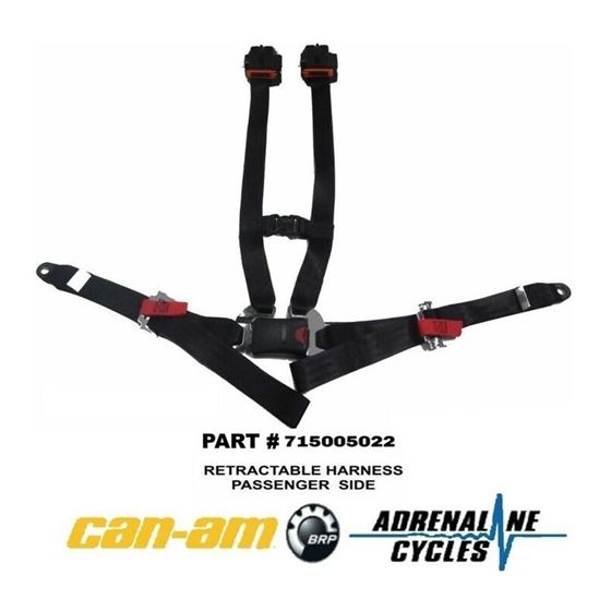 Can Am Maverick X3 Passenger Retractable Harness Belt OEM NEW 715005022