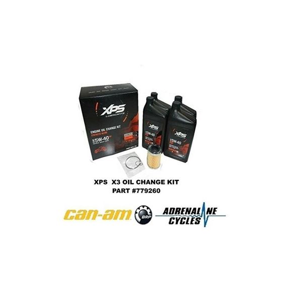 Can Am Maverick X3 Synthetic Blend 5w40 Oil Change Kit #779260