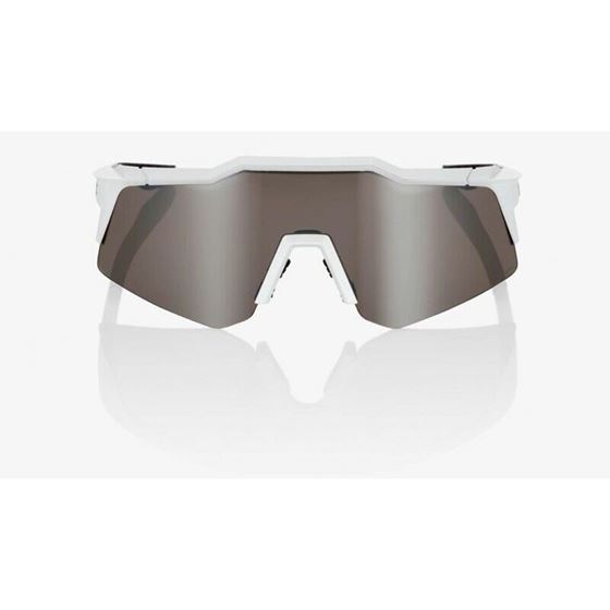 SPEEDCRAFT XS Matte White HiPER Silver Mirror Lens Sunglasses #957129