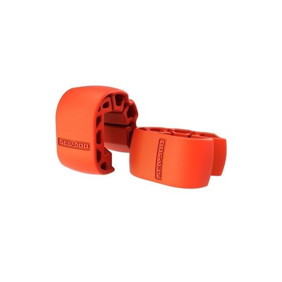 Sea-Doo New OEM High Visibility Orange Snap-In Fenders Sold in Pairs 295100418 1