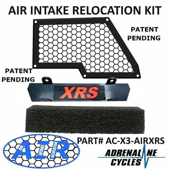 Maverick X3 Air Intake Relocation Noise reduction kit AC-X3-AIRXRS