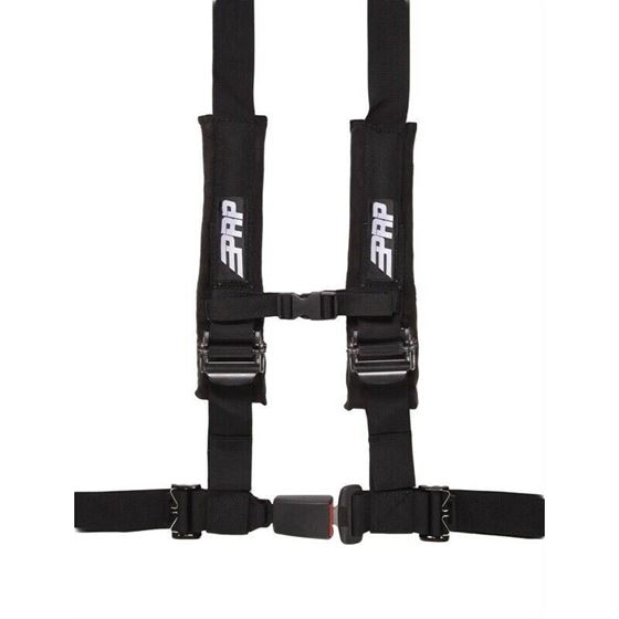 PRP 4.2 Harness 2&quot; BLACK Harness Seat Belt #SBAUTO2-1