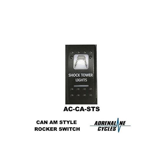 AMBER COLOR CAN AM STYLE SHOCK TOWER LIGHT SWITCH #AC-CA-STS