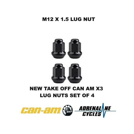 Can Am Maverick X3 lug nuts nut set of 4 takeoff #ACLUG4