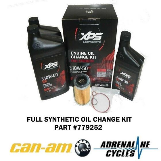 Can-Am Maverick Commander Defender 10w50 full synthetic oil change kit #779252